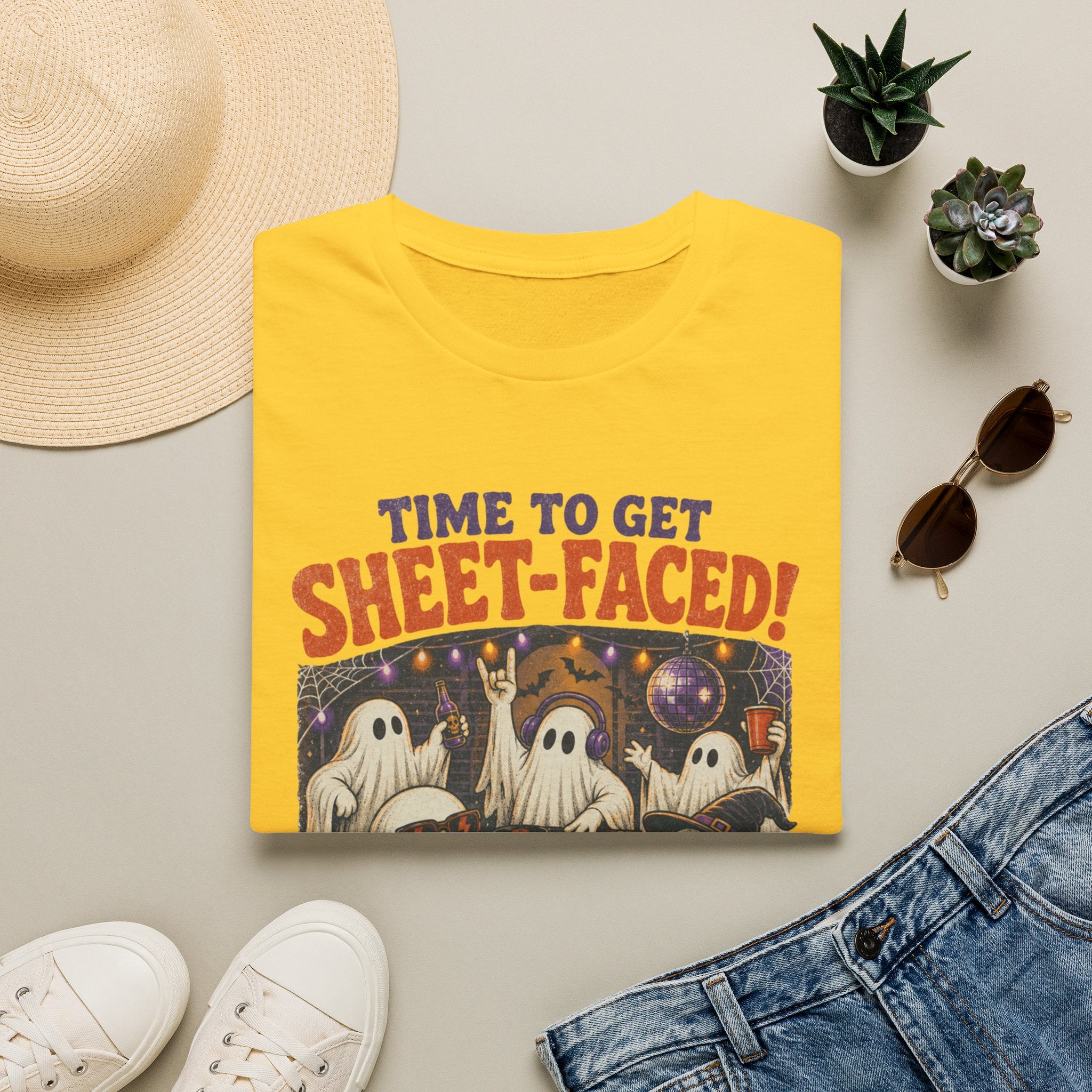 Time To Get Sheet-Faced T-Shirt