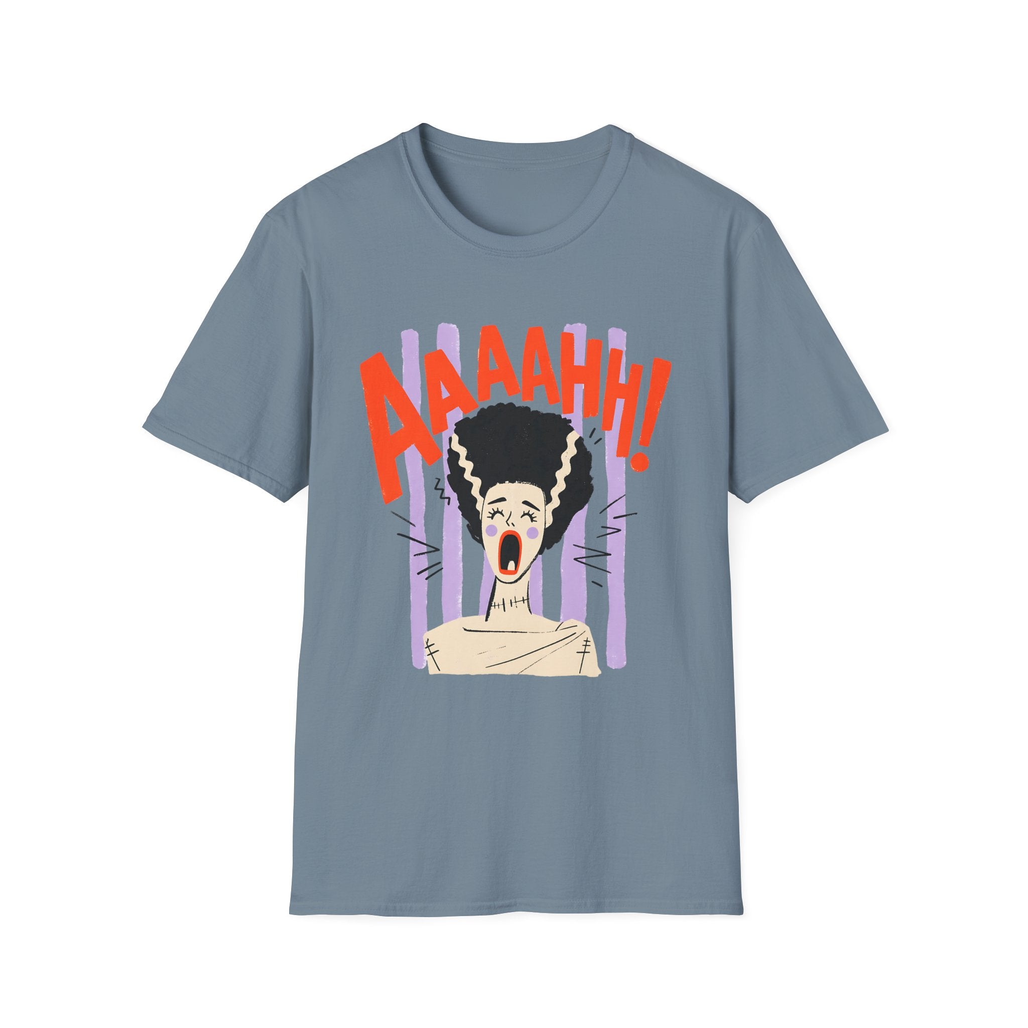 Striped Bride Screaming T-Shirt