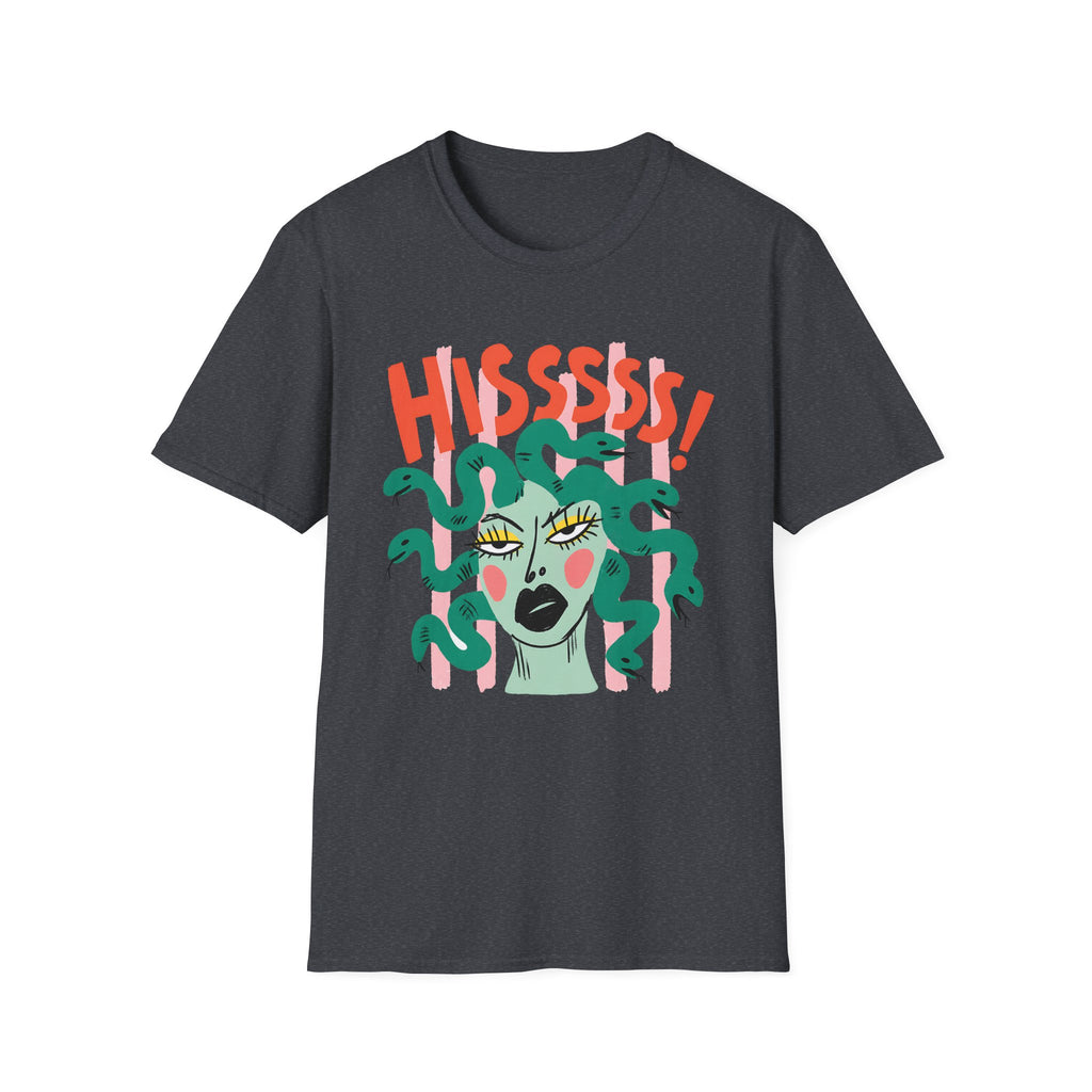 Striped Medusa Gazing T-Shirt