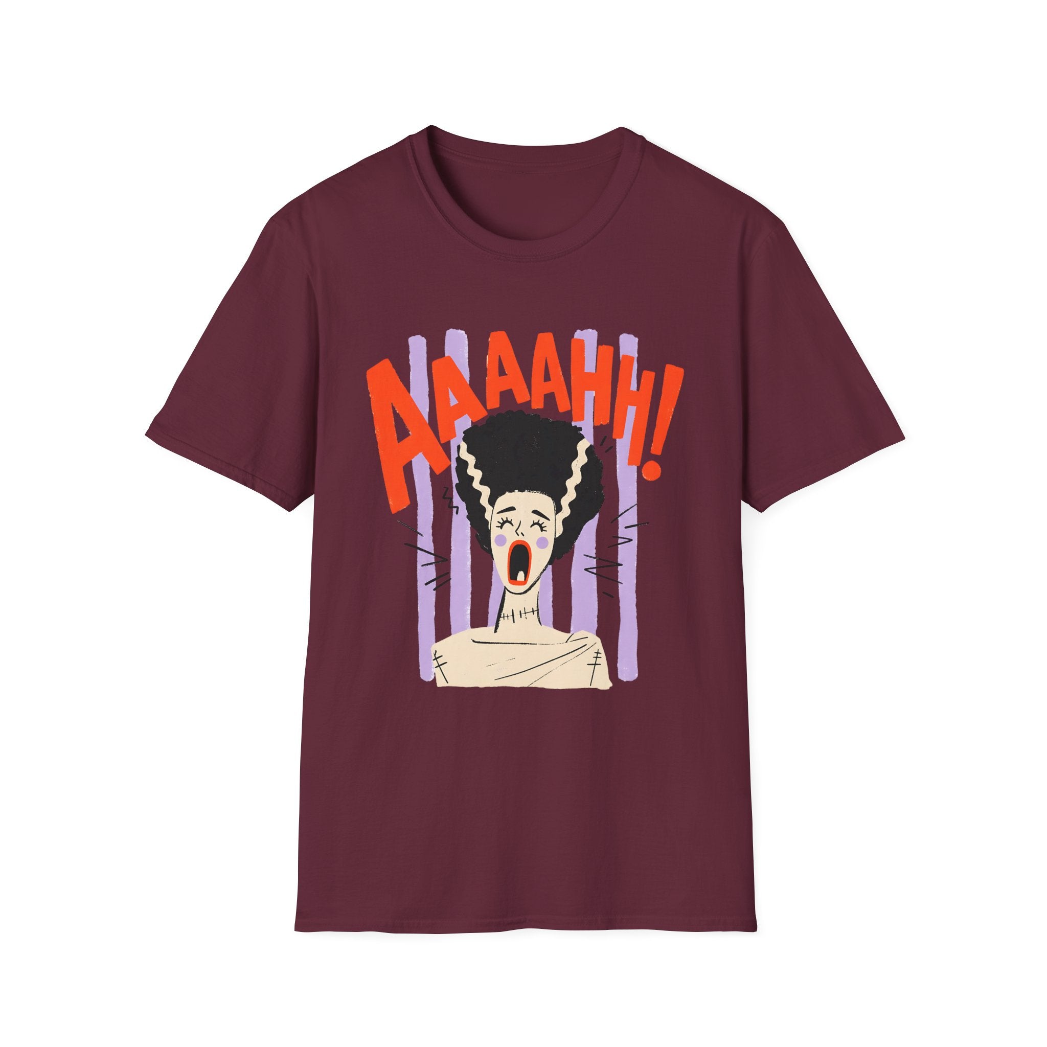 Striped Bride Screaming T-Shirt