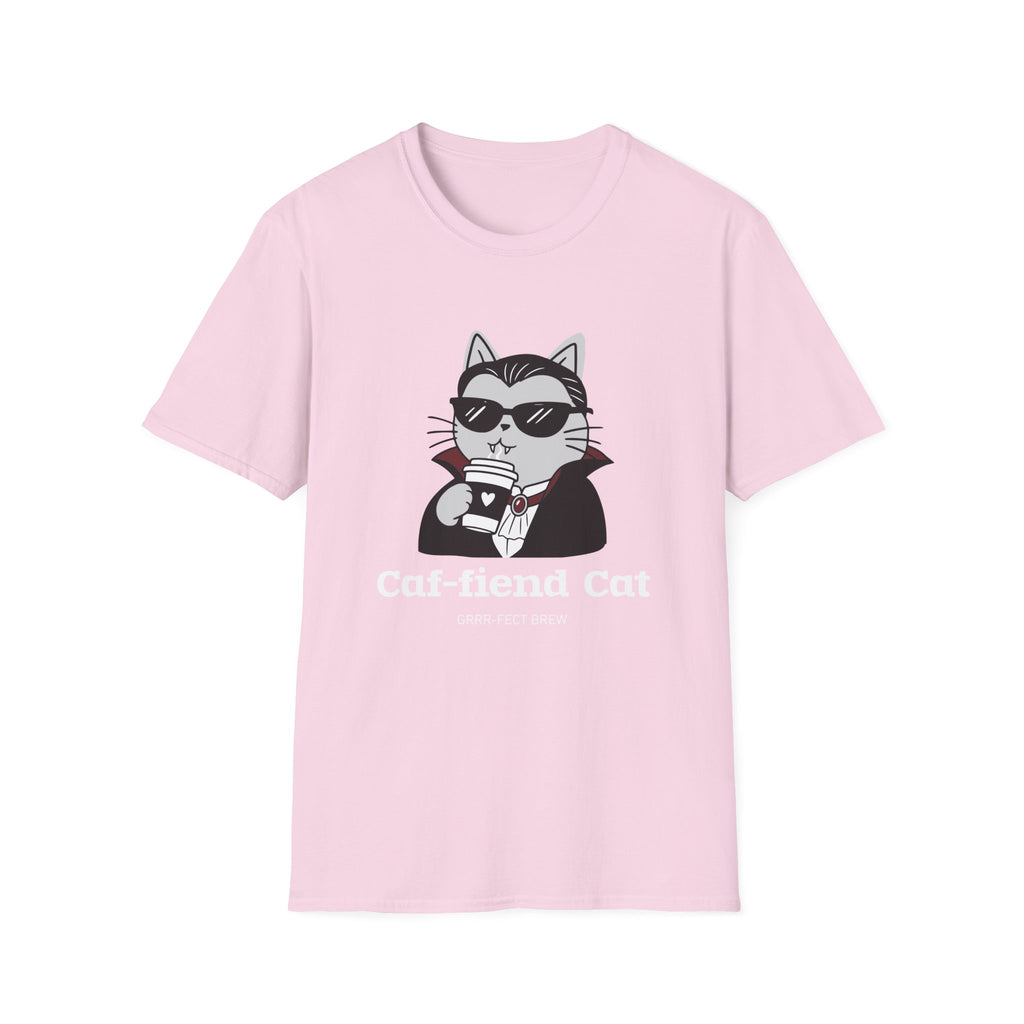Caf-fiend Cat Drac T-Shirt