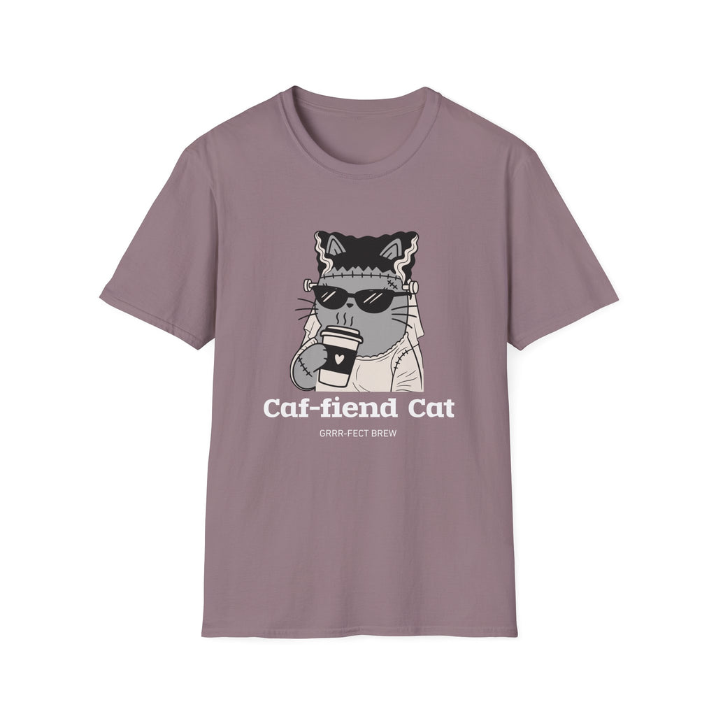 Caf-fiend Cat Bride T-Shirt
