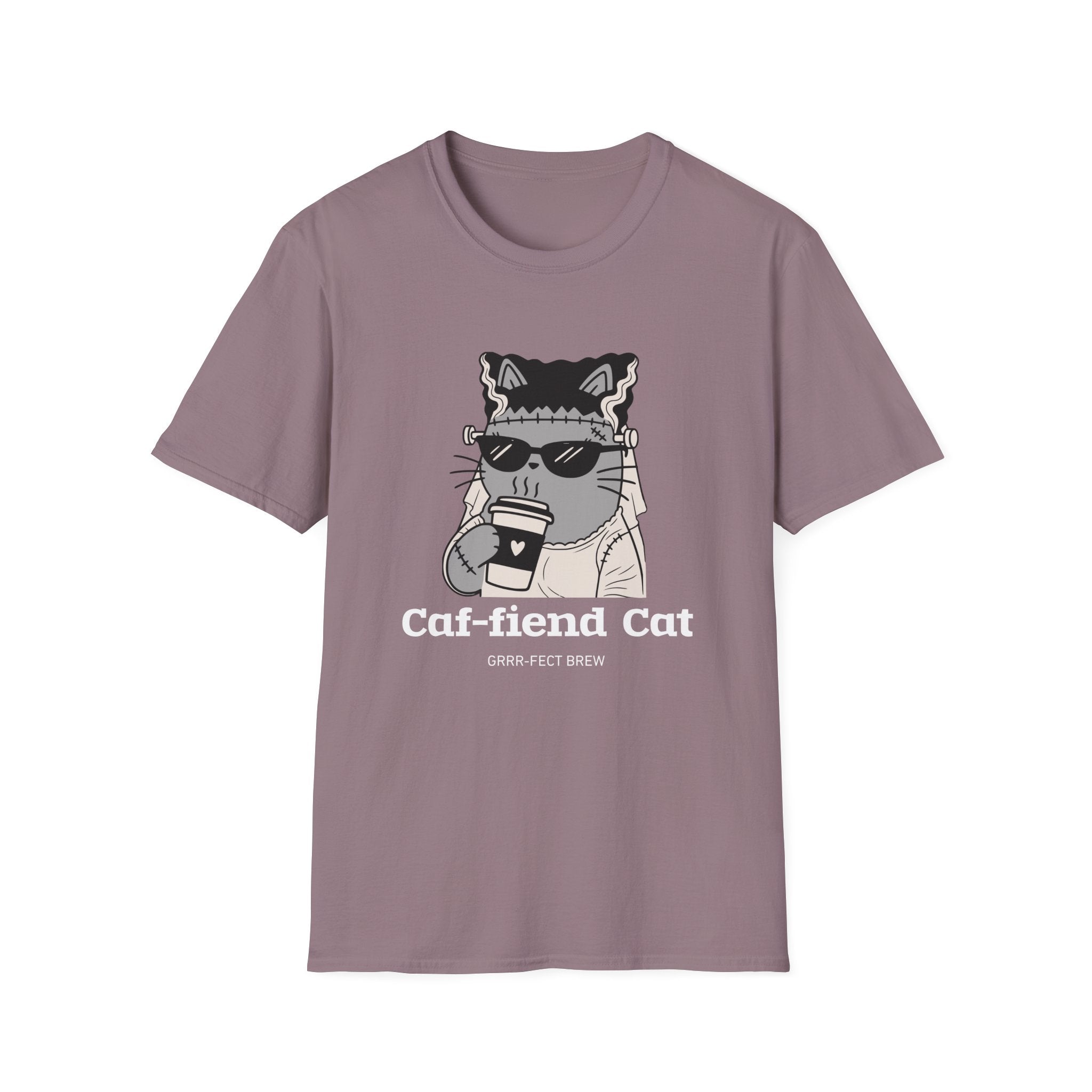 Caf-fiend Cat Bride T-Shirt