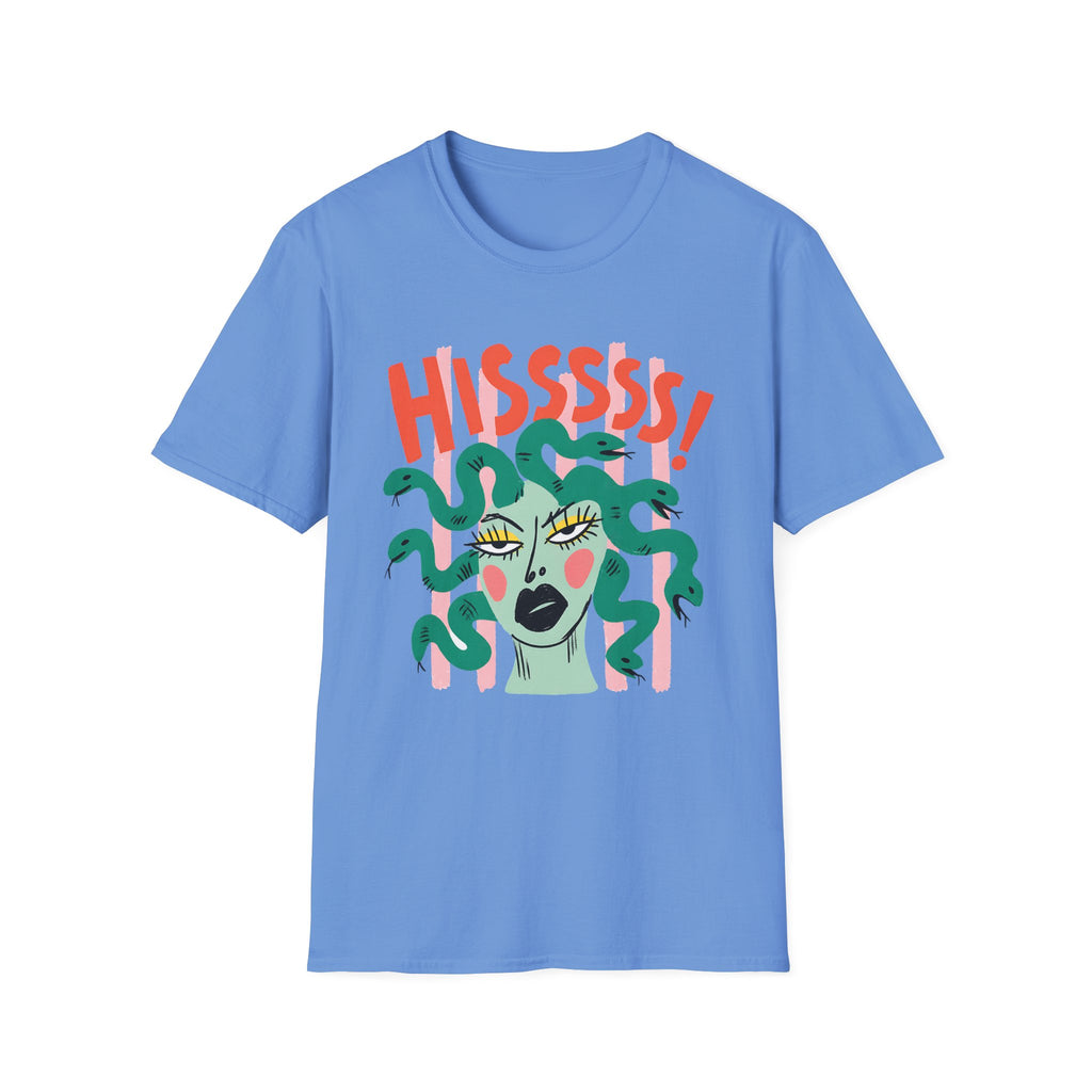Striped Medusa Gazing T-Shirt