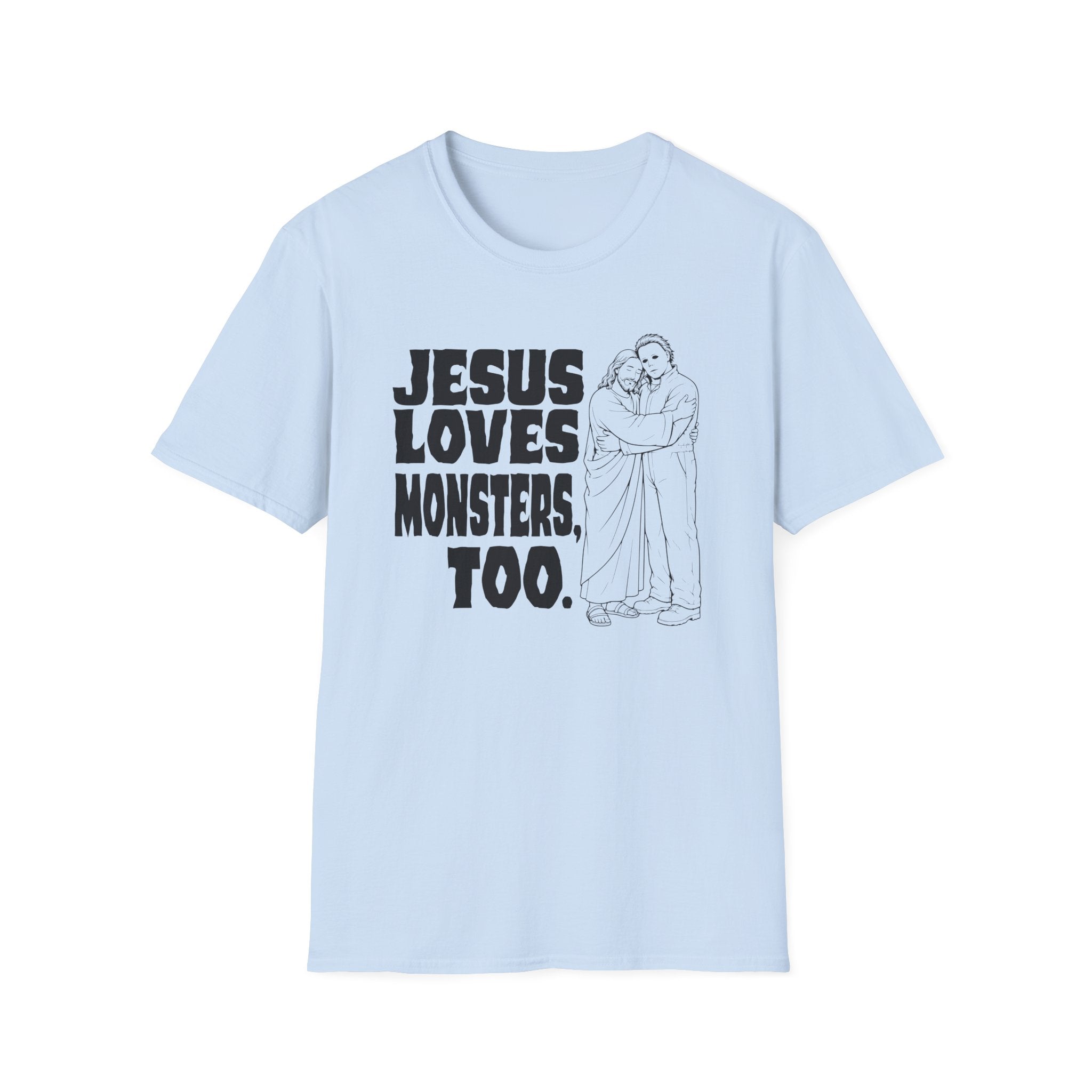 Jesus Loves Monsters 2 T-Shirt