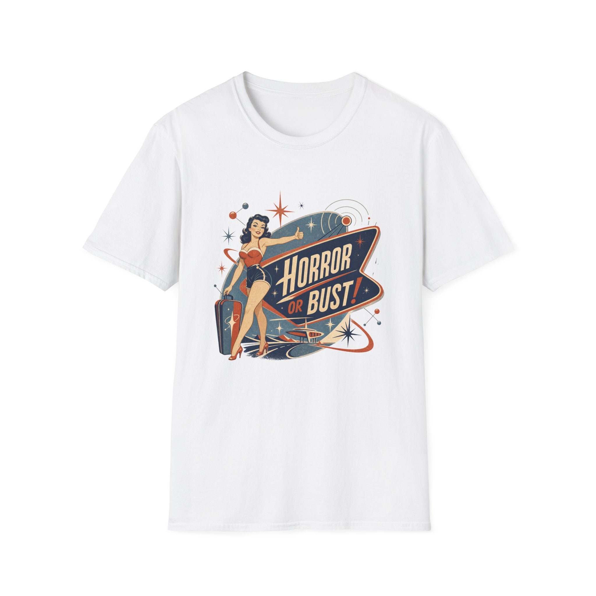 Horror Or Bust Hitchhiker T-Shirt