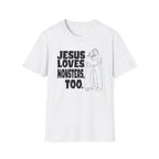 Jesus Loves Monsters 2 T-Shirt