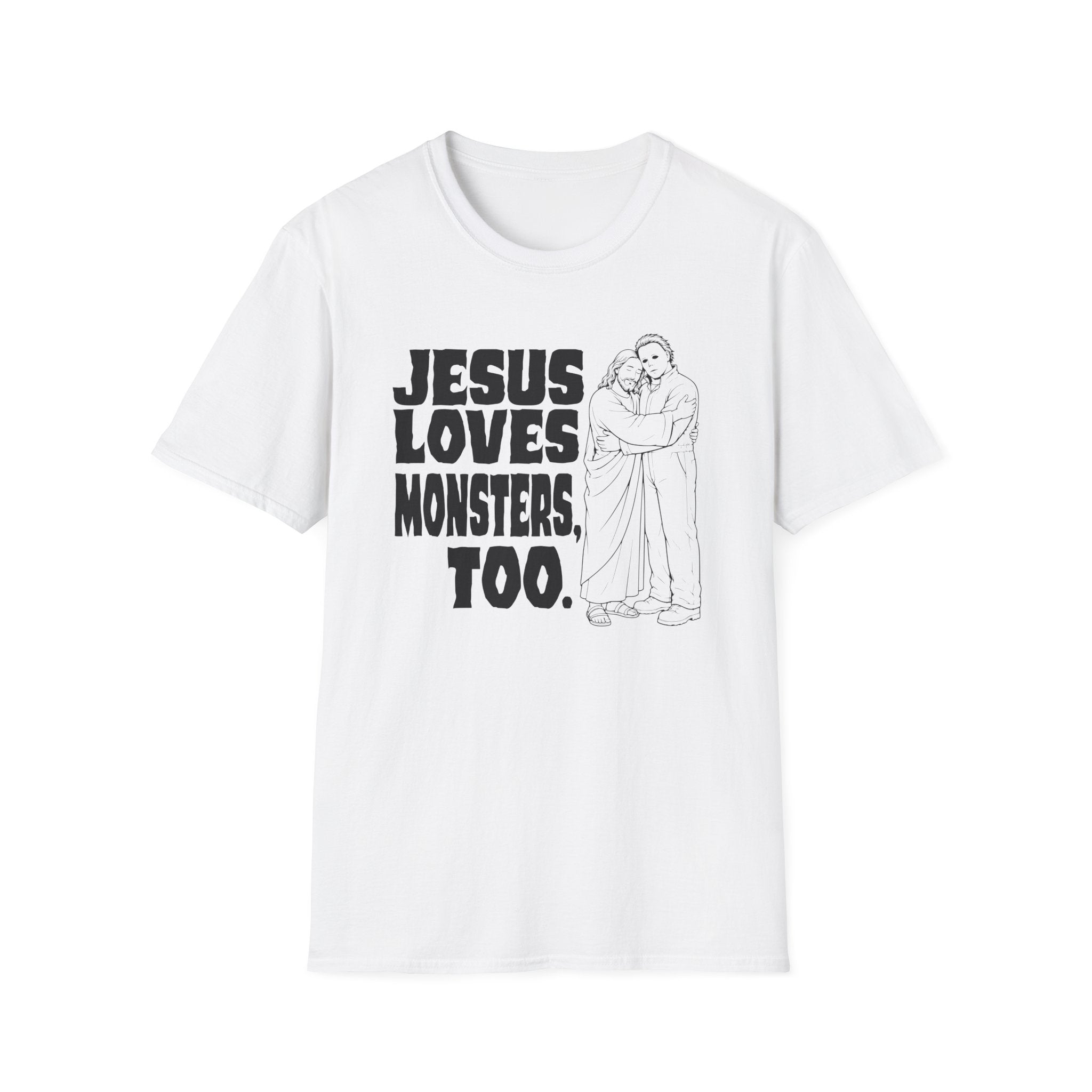 Jesus Loves Monsters 2 T-Shirt