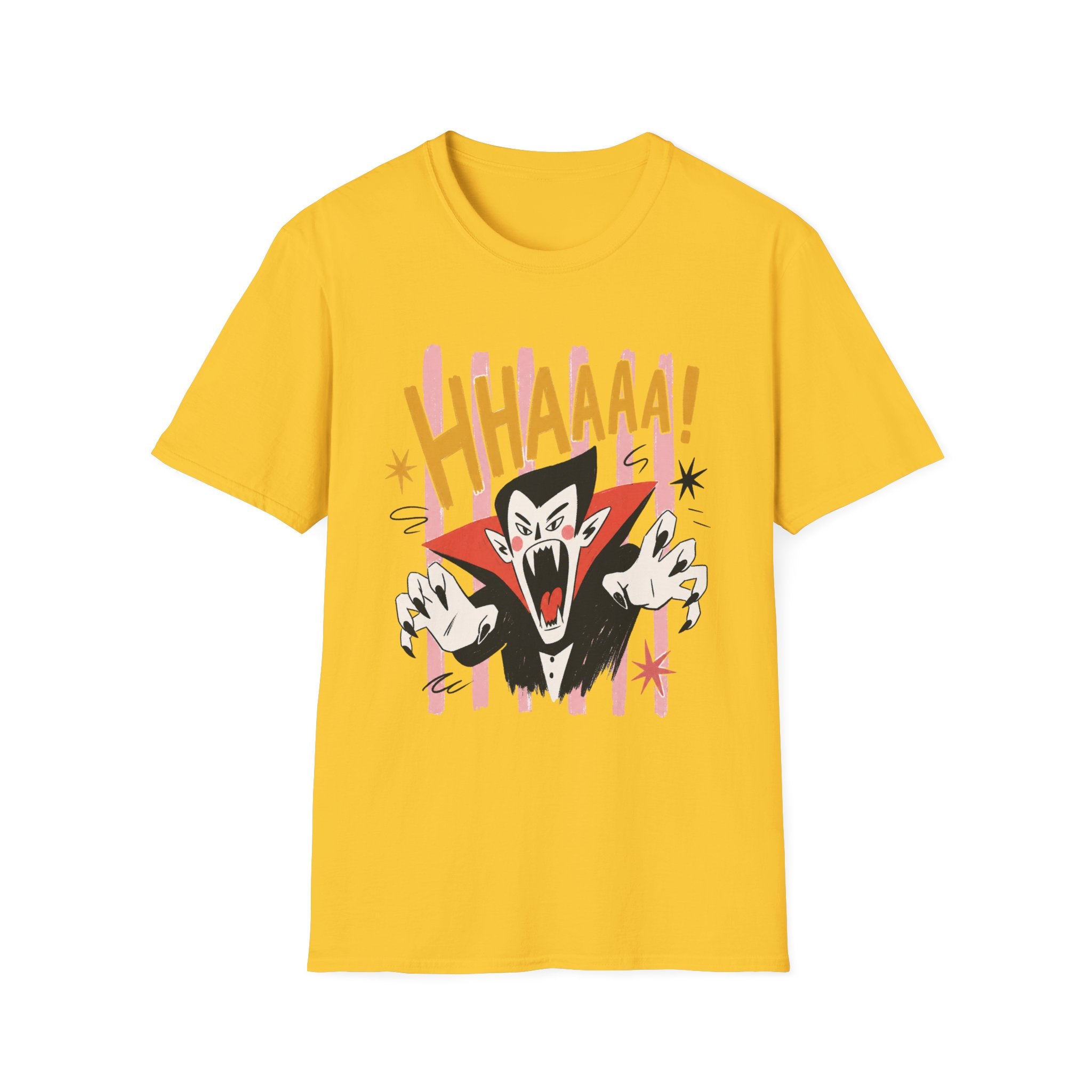 Striped Dracula Attack T-Shirt