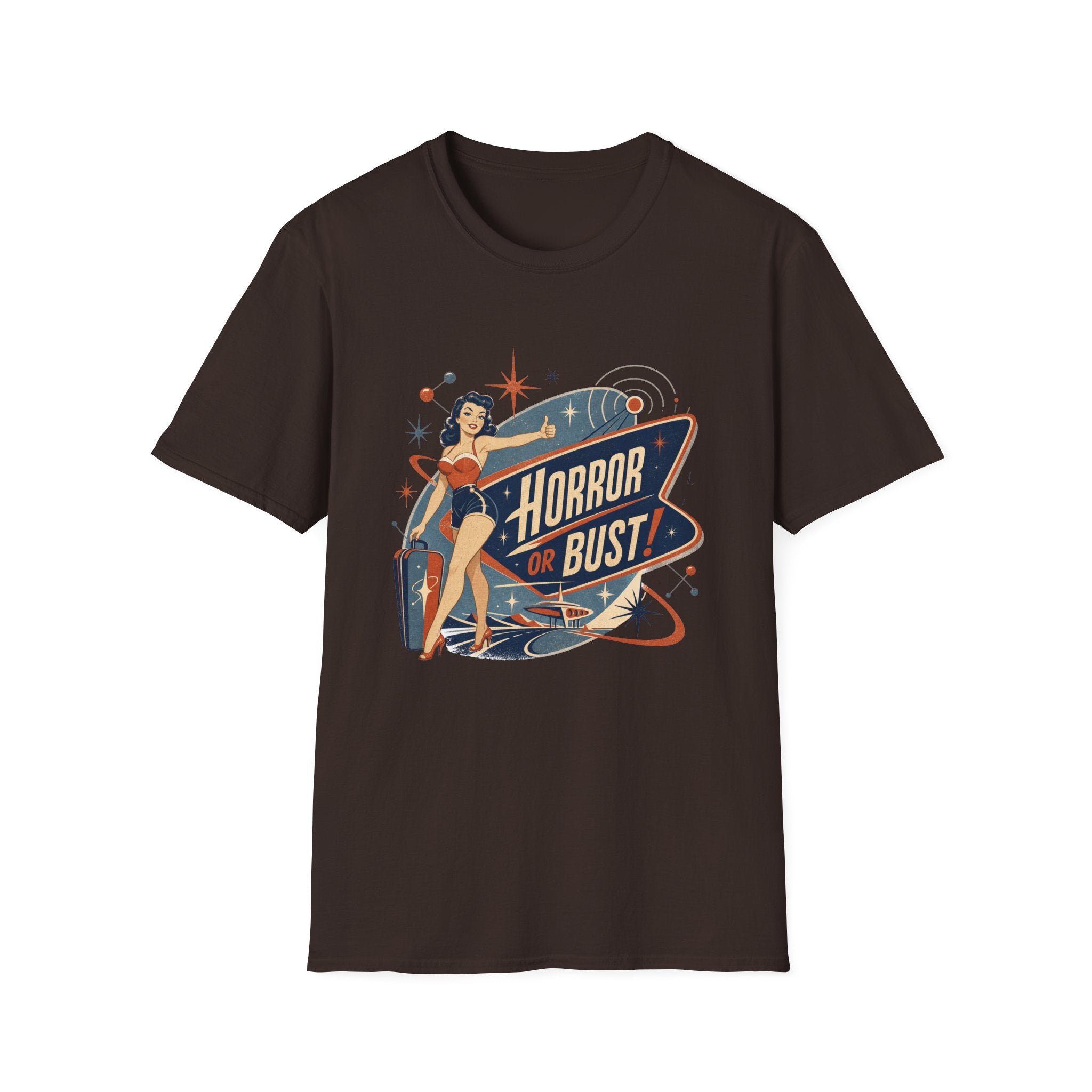 Horror Or Bust Hitchhiker T-Shirt