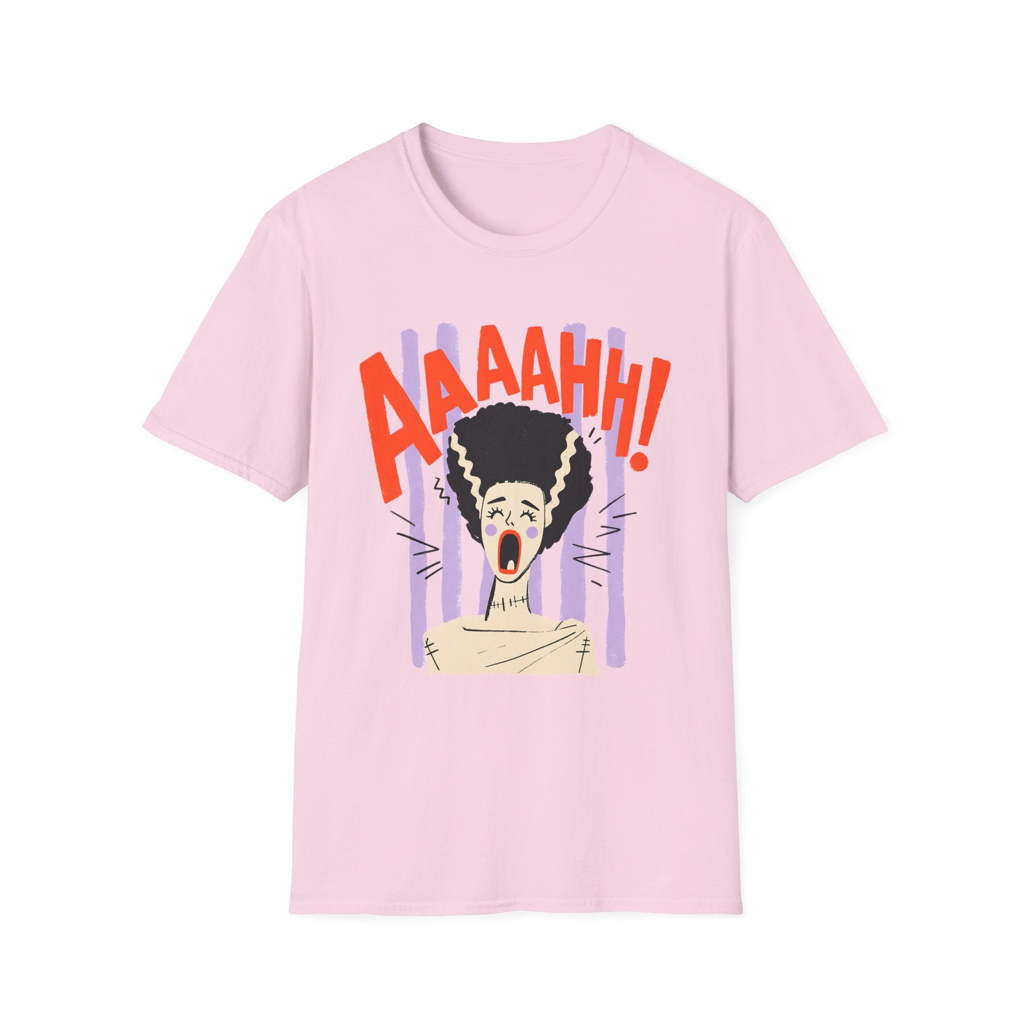 Striped Bride Screaming T-Shirt