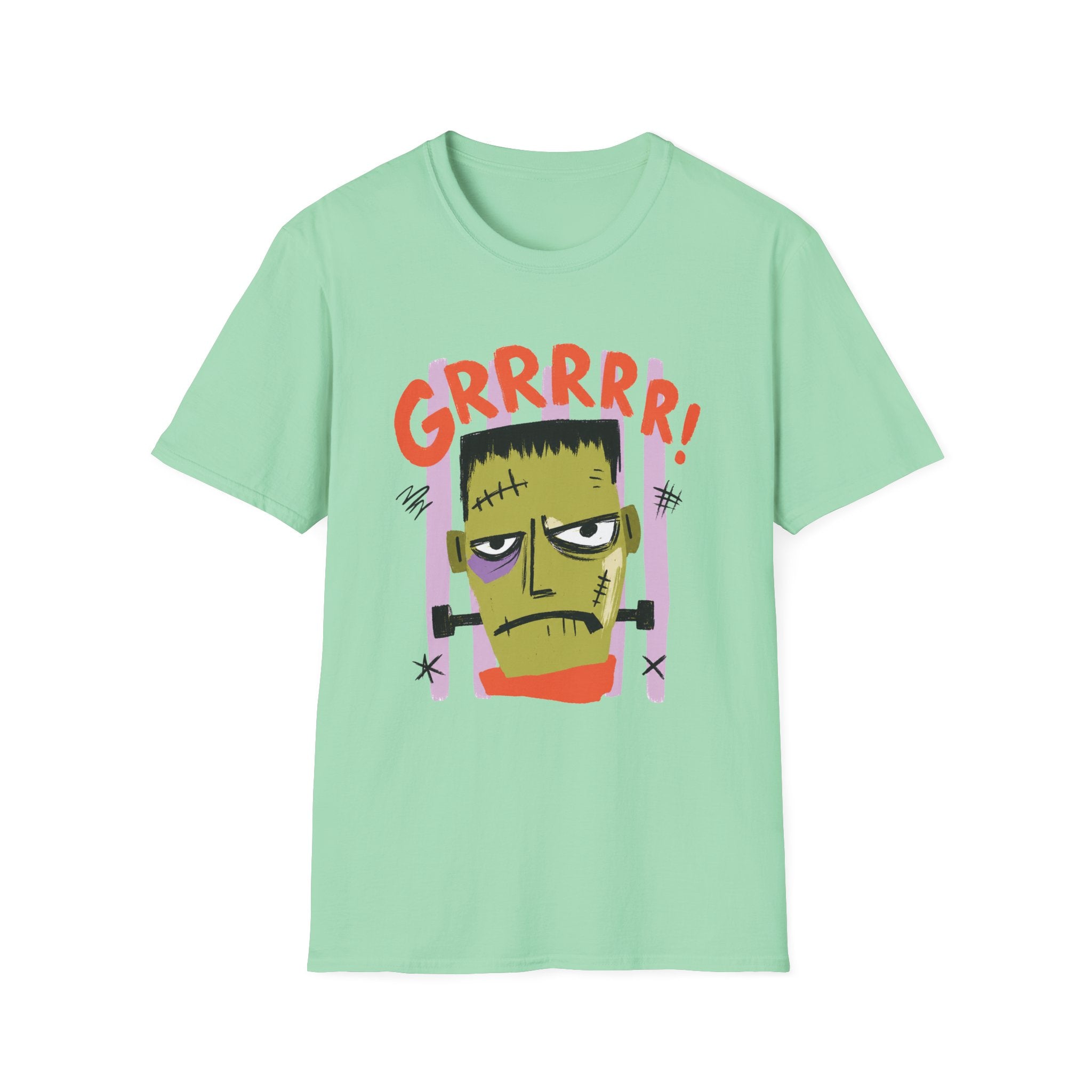 Striped Frank Staring T-Shirt