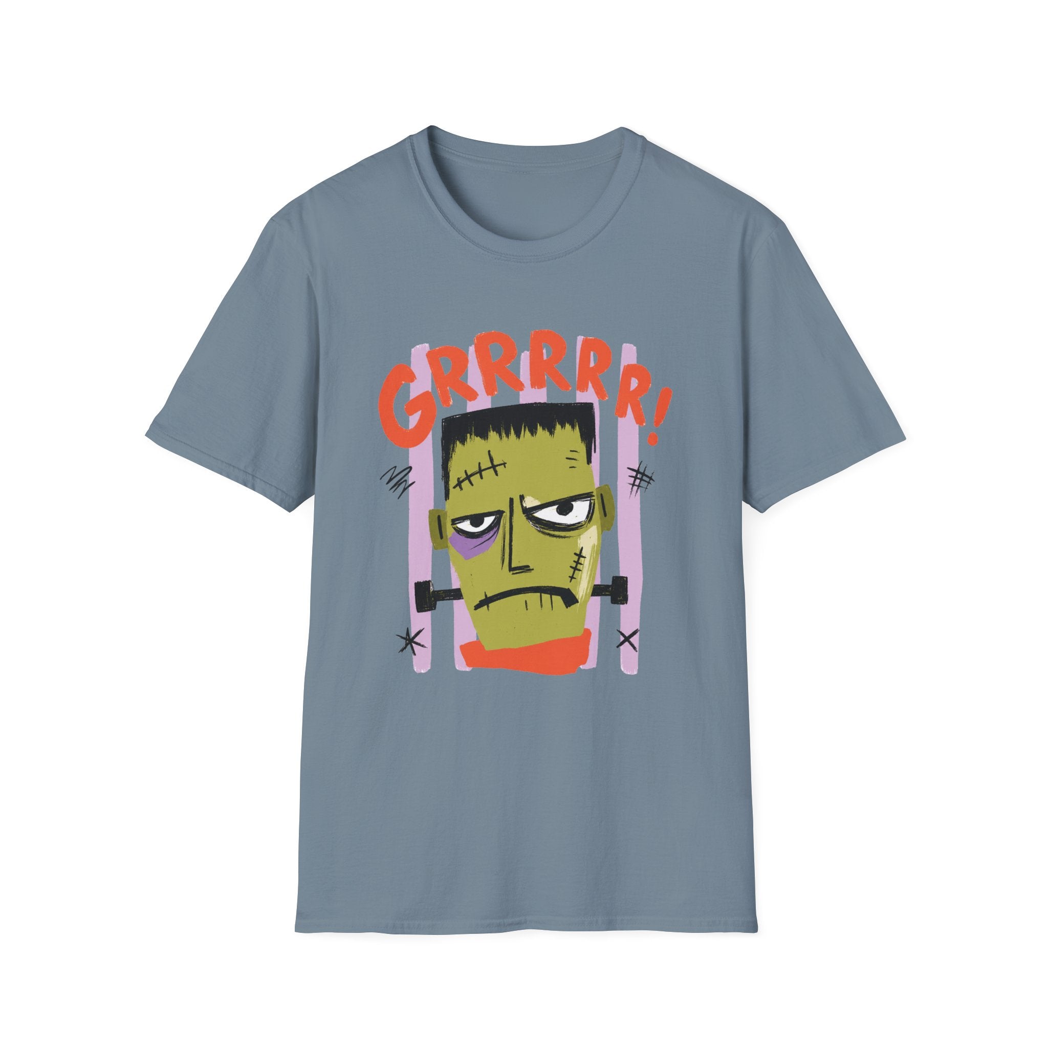 Striped Frank Staring T-Shirt