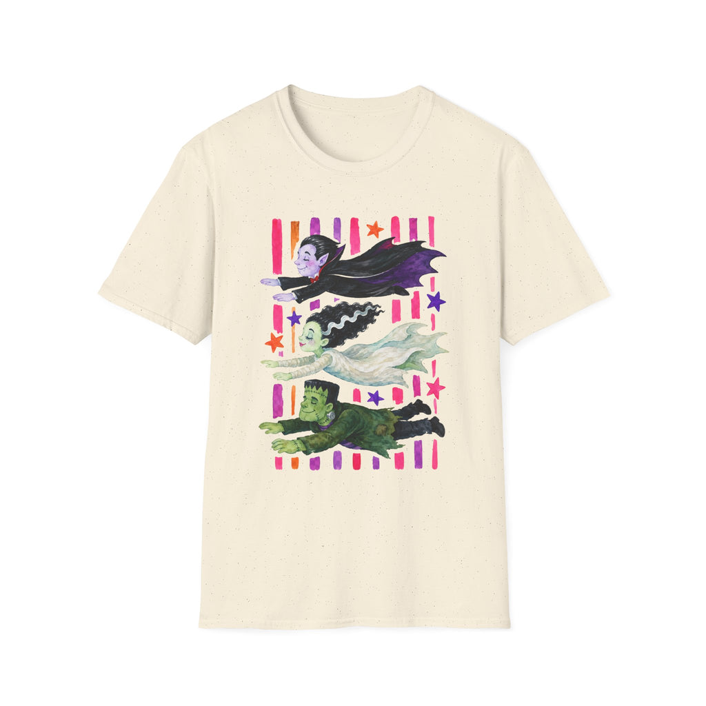 Striped Flying Monsters 1 T-Shirt