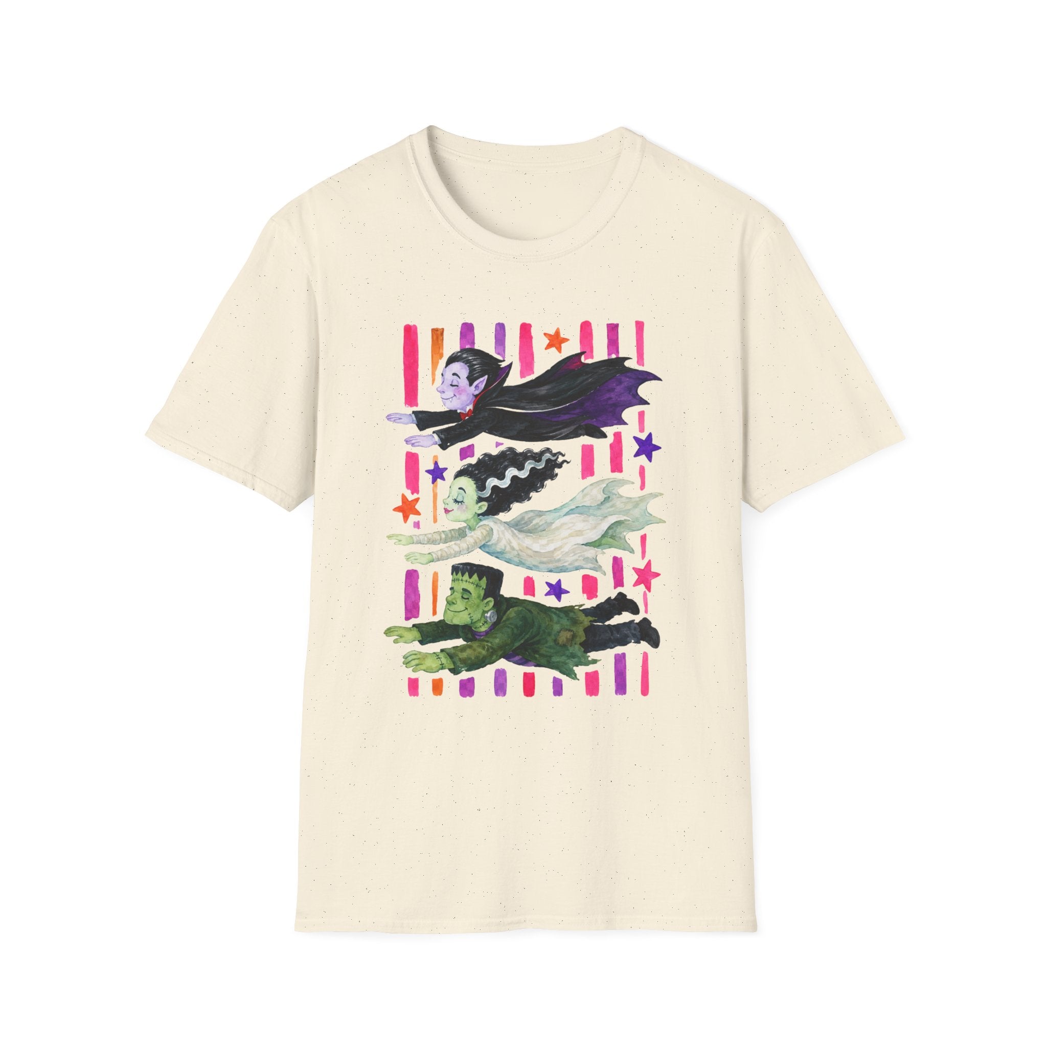 Striped Flying Monsters 1 T-Shirt